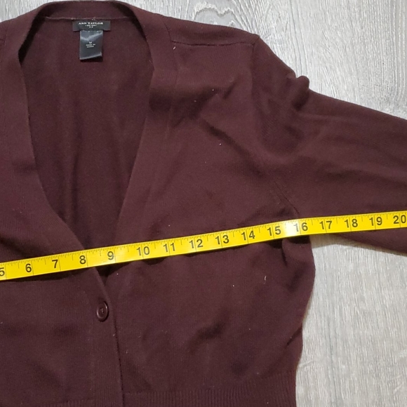 Long Maroon Cardigan - Picture 2 of 4